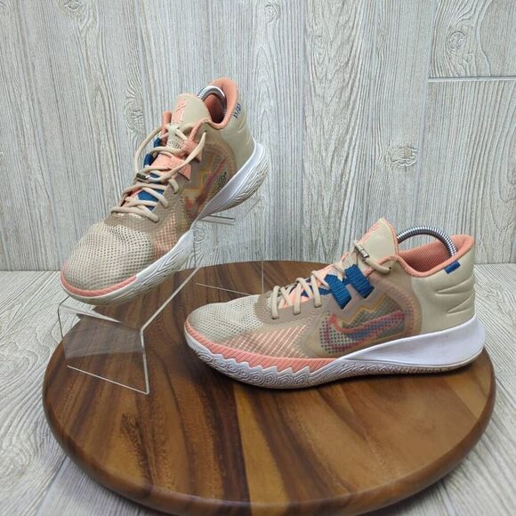 Nike Kyrie Flytrap 5 Crimson Bliss/Hemp/Madder Root/Rattan Shoes Men’s 9 - Picture 1 of 11